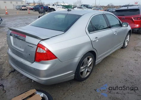 2012 Ford Fusion Sport из США, поврежденный, VIN 3FAHP0KC9CR282381